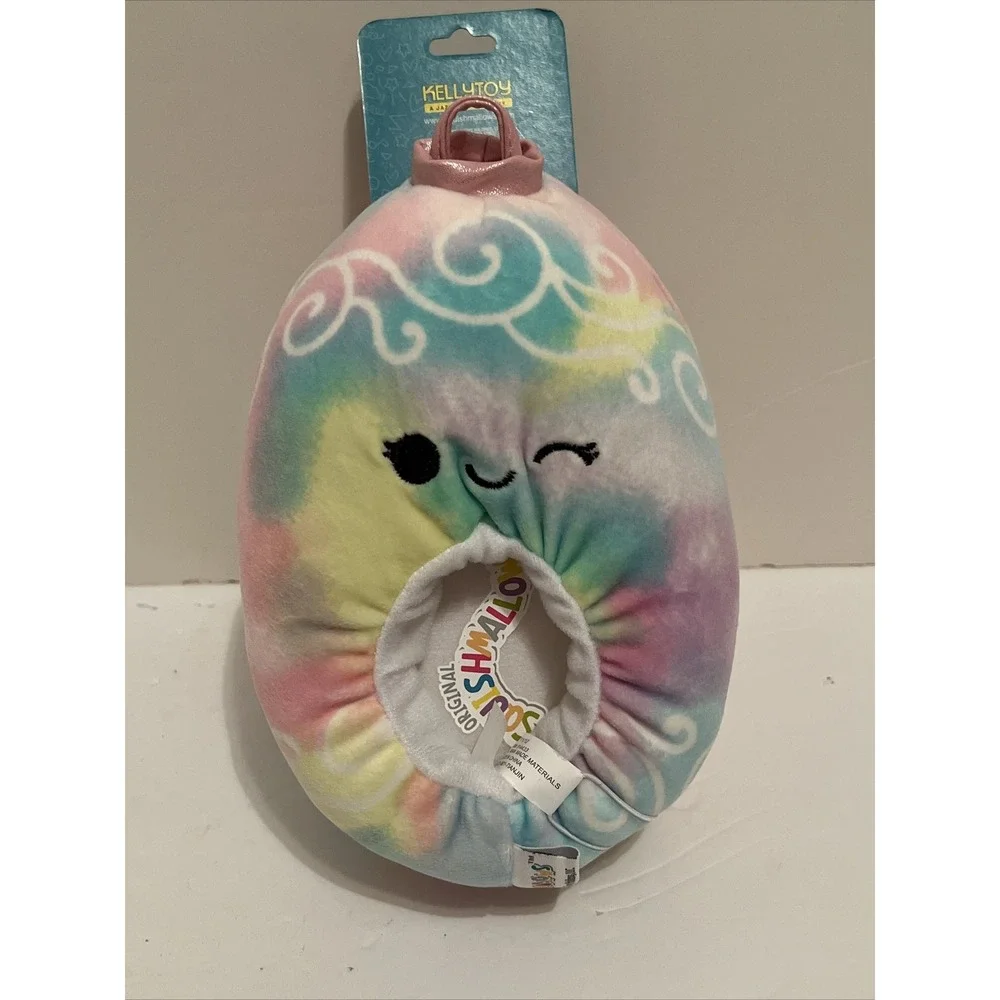 Girls Christmas Ornament Squishmallow Slippers NWT Size 11-12 Soft Non-slip Sole